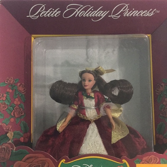 Disney Belle - petite holiday princess doll with stand - Picture 2 of 7